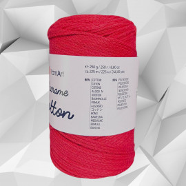 Yarnart Macrame Cotton piros 250 gramm